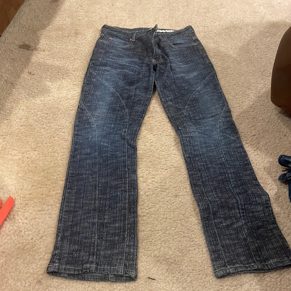 Dark Washed straight leg jeans